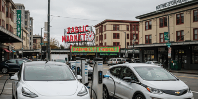 ev charging station in seattle with pike place market visibl 20260311 074555
