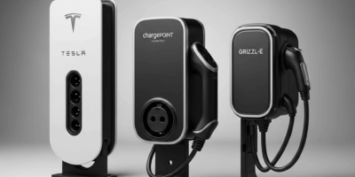 Professional photograph related to: Tesla Wall Connector vs ChargePoint Home Flex vs Grizzl-E — Whic
